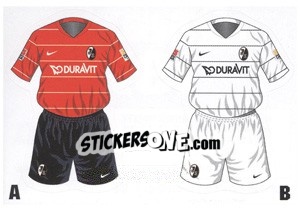 Sticker SC Freiburg - German Football Bundesliga 2009-2010 n. 197 - Topps