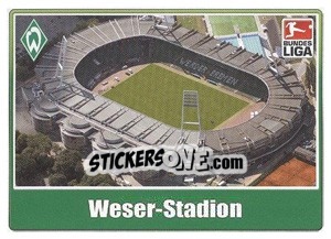 Figurina Bremen - Weser-Stadion - German Football Bundesliga 2009-2010 - Topps