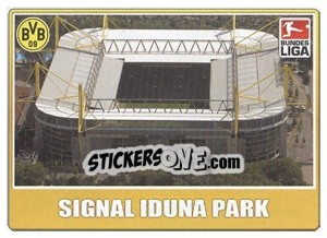 Sticker Dortmund - SIGNAL IDUNA PARK - German Football Bundesliga 2009-2010 - Topps