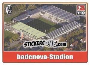 Sticker Freiburg - Badenova-Stadion - German Football Bundesliga 2009-2010 n. 215 - Topps