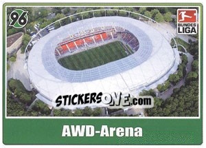 Sticker Hannover - AWD-Arena - German Football Bundesliga 2009-2010 - Topps