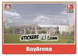 Sticker Leverkusen - BayArena - German Football Bundesliga 2009-2010 - Topps
