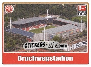 Sticker Mainz - Bruchwegstadion - German Football Bundesliga 2009-2010 - Topps