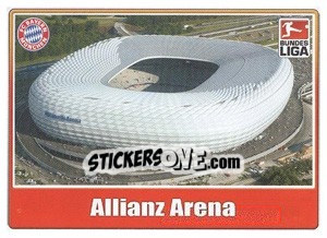 Sticker Munchen - Allianz Arena - German Football Bundesliga 2009-2010 - Topps