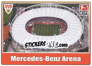 Sticker Stuttgart - Mercedes-Benz Arena - German Football Bundesliga 2009-2010 - Topps