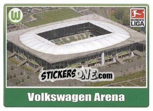 Sticker Wolfsburg - Volkswagen Arena - German Football Bundesliga 2009-2010 - Topps