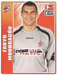 Sticker Faryd Mondragon - German Football Bundesliga 2009-2010 - Topps