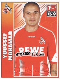 Sticker Youssef Mohamad - German Football Bundesliga 2009-2010 - Topps