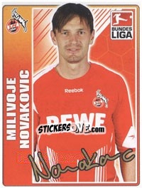 Cromo Milivoje Novakovic - German Football Bundesliga 2009-2010 - Topps