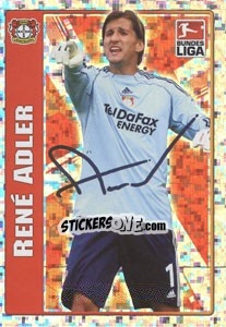 Cromo René Adler - Star Spieler - German Football Bundesliga 2009-2010 - Topps