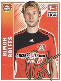 Sticker Simon Rolfes - German Football Bundesliga 2009-2010 - Topps