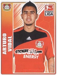 Sticker Arturo Vidal - German Football Bundesliga 2009-2010 n. 263 - Topps