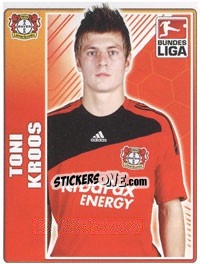 Sticker Toni Kroos - German Football Bundesliga 2009-2010 n. 264 - Topps