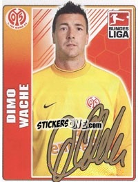 Sticker Dimo Wache - German Football Bundesliga 2009-2010 - Topps