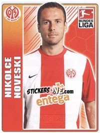 Cromo Nikolce Noveski - German Football Bundesliga 2009-2010 - Topps