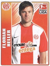 Sticker Florian Heller - German Football Bundesliga 2009-2010 - Topps