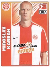 Cromo Miroslav Karhan - German Football Bundesliga 2009-2010 - Topps
