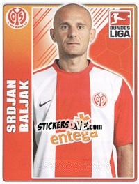 Sticker Srdjan Baljak - German Football Bundesliga 2009-2010 - Topps