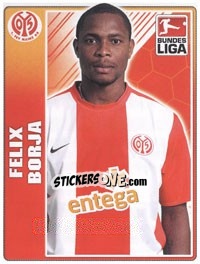 Cromo Felix Borja - German Football Bundesliga 2009-2010 - Topps