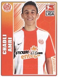 Sticker Chadli Amri - German Football Bundesliga 2009-2010 - Topps