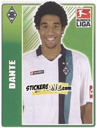 Sticker Dante - German Football Bundesliga 2009-2010 - Topps