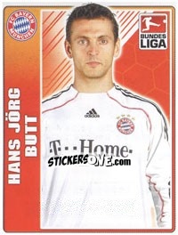 Sticker Hans Jörg Butt - German Football Bundesliga 2009-2010 - Topps