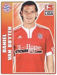 Sticker Daniel Van Buyten - German Football Bundesliga 2009-2010 - Topps