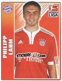 Sticker Philipp Lahm - German Football Bundesliga 2009-2010 n. 319 - Topps