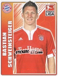Sticker Bastian Schweinsteiger - German Football Bundesliga 2009-2010 n. 323 - Topps