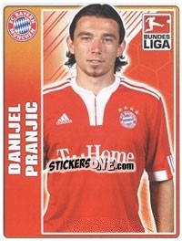Sticker Danijel Pranjic - German Football Bundesliga 2009-2010 - Topps