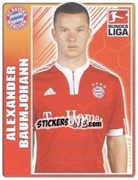 Sticker Alexander Baumjohann - German Football Bundesliga 2009-2010 - Topps