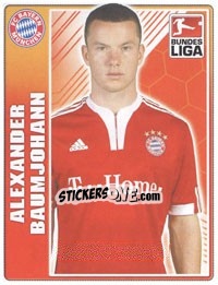 Sticker Alexander Baumjohann - German Football Bundesliga 2009-2010 n. 328 - Topps