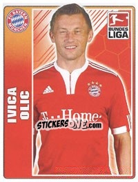 Sticker Ivica Olic - German Football Bundesliga 2009-2010 - Topps