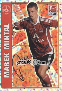 Sticker Marek Mintal - Star Spieler - German Football Bundesliga 2009-2010 - Topps