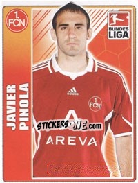 Sticker Javier Pinola - German Football Bundesliga 2009-2010 - Topps