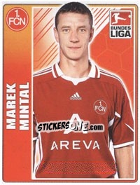Sticker Marek Mintal - German Football Bundesliga 2009-2010 - Topps