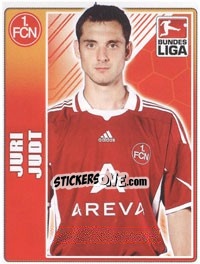 Sticker Juri Judt - German Football Bundesliga 2009-2010 - Topps