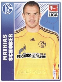 Sticker Mathias Schober - German Football Bundesliga 2009-2010 - Topps