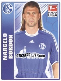 Sticker Marcelo Bordon - German Football Bundesliga 2009-2010 - Topps