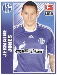 Sticker Jermaine Jones - German Football Bundesliga 2009-2010 - Topps