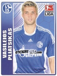 Cromo Vasilis Pliatsikas - German Football Bundesliga 2009-2010 - Topps