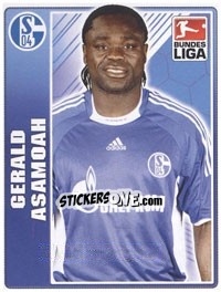 Cromo Gerald Asamoah - German Football Bundesliga 2009-2010 - Topps