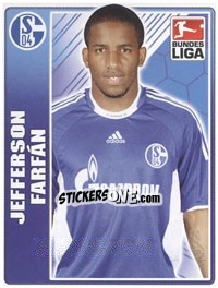 Sticker Jefferson Farfan - German Football Bundesliga 2009-2010 - Topps