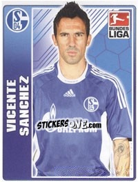 Cromo Vicente Sanchez - German Football Bundesliga 2009-2010 - Topps