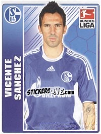 Sticker Vicente Sanchez - German Football Bundesliga 2009-2010 n. 374 - Topps