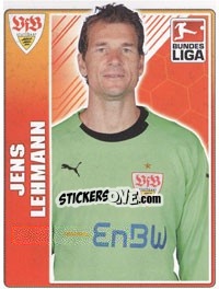 Sticker Jens Lehmann - German Football Bundesliga 2009-2010 n. 378 - Topps