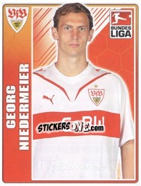 Cromo Georg Niedermeier - German Football Bundesliga 2009-2010 - Topps