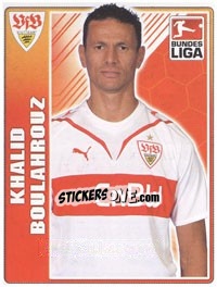 Sticker Khalid Boulahrouz - German Football Bundesliga 2009-2010 n. 382 - Topps