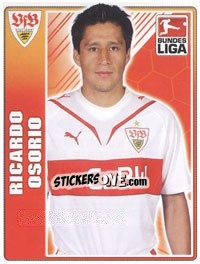 Sticker Ricardo Osorio - German Football Bundesliga 2009-2010 n. 385 - Topps