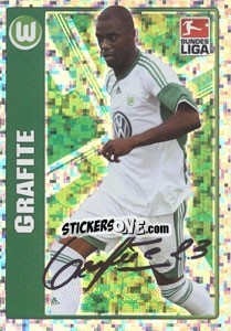 Sticker Grafite - Star Spieler - German Football Bundesliga 2009-2010 - Topps